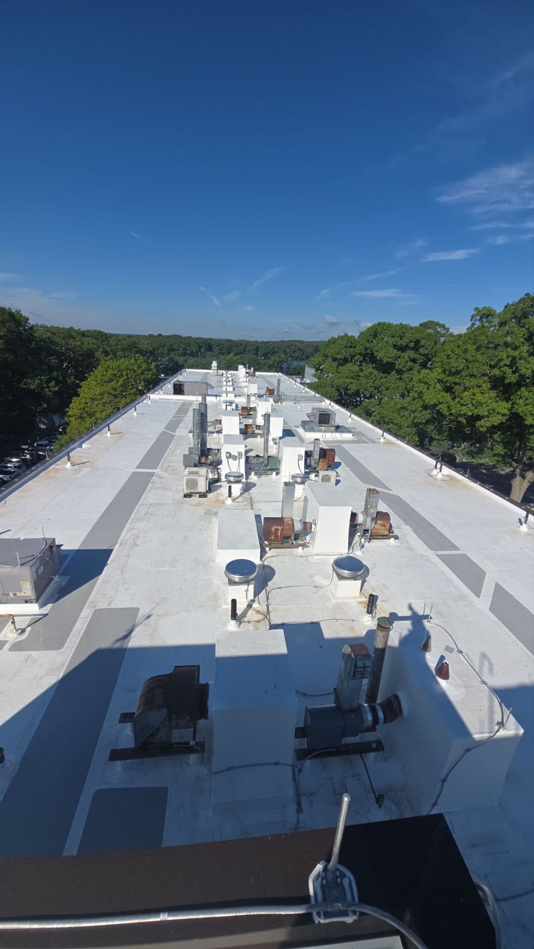 PVC membrane project at Natick Army Building 3, Natick, MA